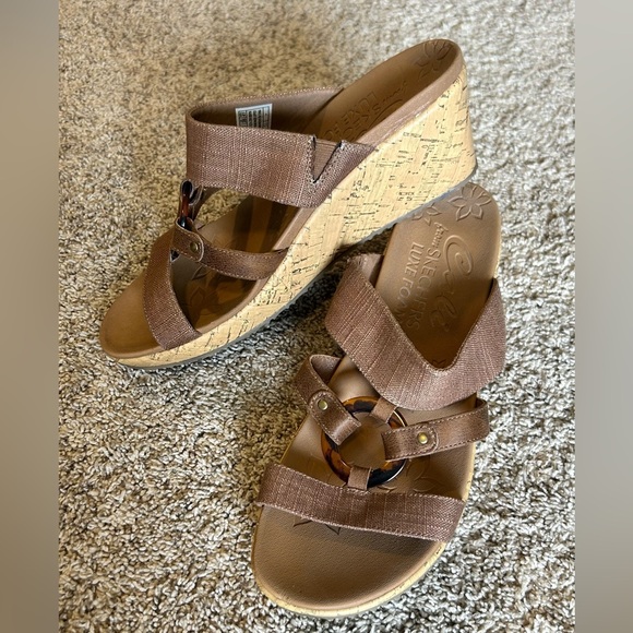 Skechers Women's Beverlee-Sail Away Wedge Sandal SZ 11 - Picture 3 of 10